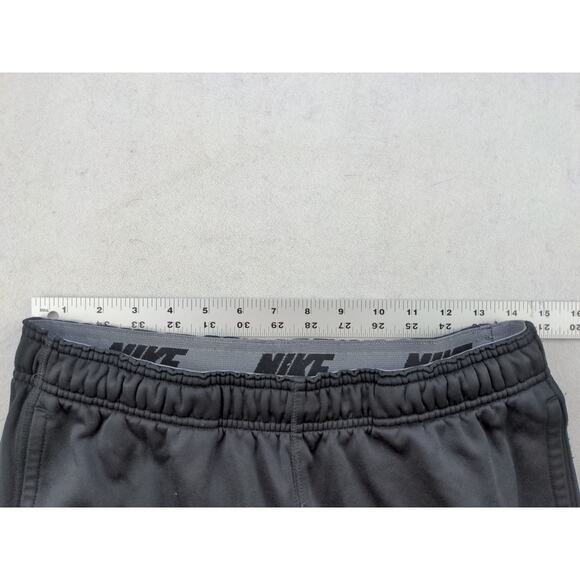 Nike Thermafit Sweatpants Athletic Pants Size M Black Swoosh Logo - Picture 9 of 12